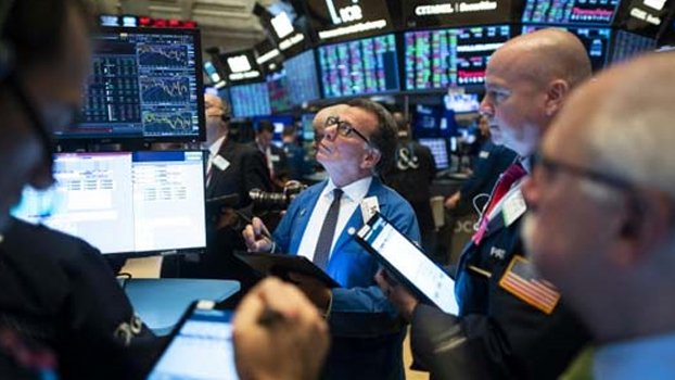 Nasdaq streak of records ends after  mixed session for Wall Street
