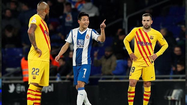 Barca fail to win derby at Espanyol