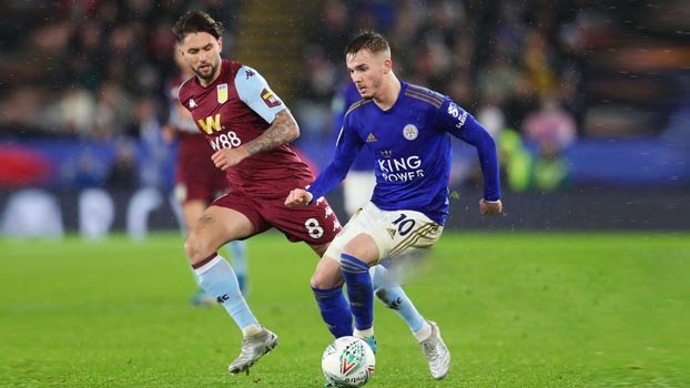 Villa hold on for draw at Leicester
