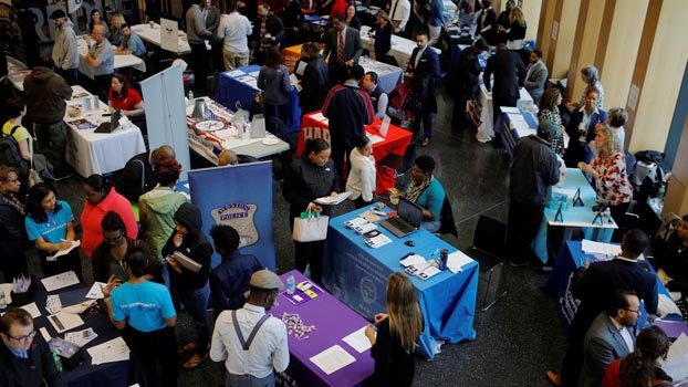 US job growth seen slowing in December after robust gains