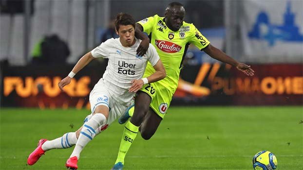 Marseille’s run   halted as Angers earn draw