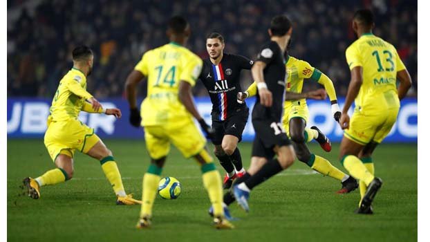 PSG move 15 points clear with tight Nantes win