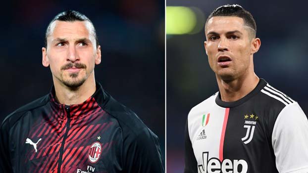 Ronaldo, Ibrahimovic lock horns at Italian Cup