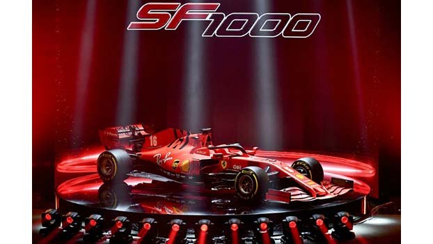 Ferrari unveil SF1000 car for coming F1 season