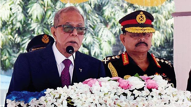 President asks military to get ready for supreme sacrifice for nation