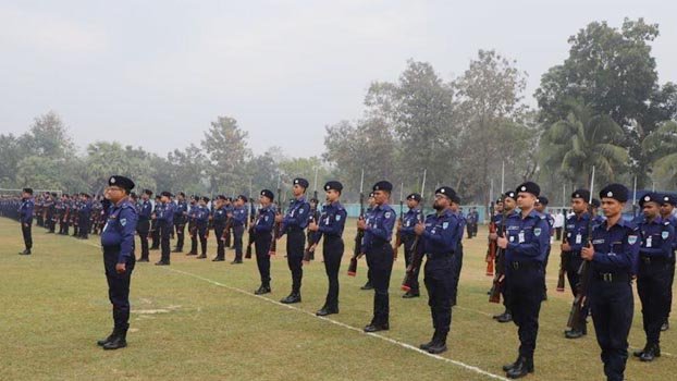 Parade of Chuadanga district police held