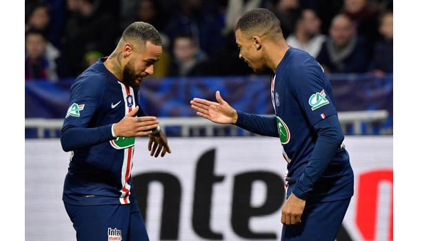 Mbappe, Neymar shine  as PSG romp past Lyon