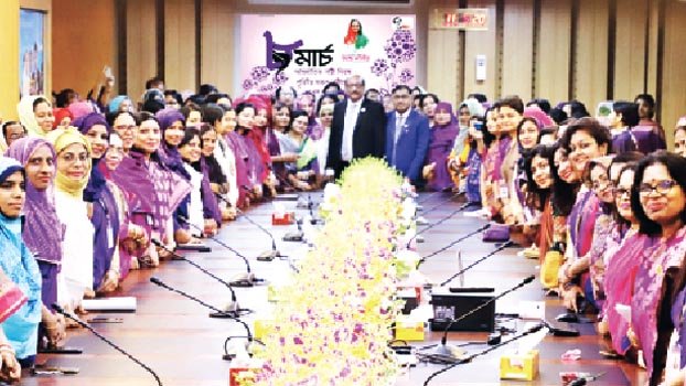 Sonali Bank honours women officials on Int’l Womens Day