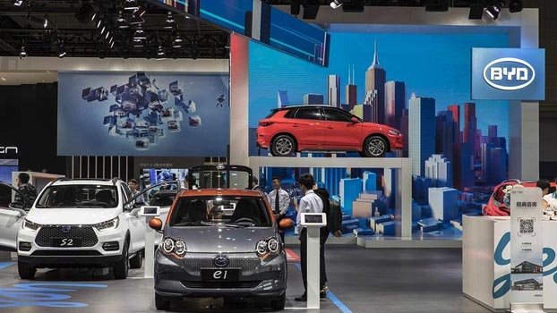BYD reports falling new energy vehicle sales