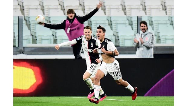 Juventus beat Inter in empty stadium
