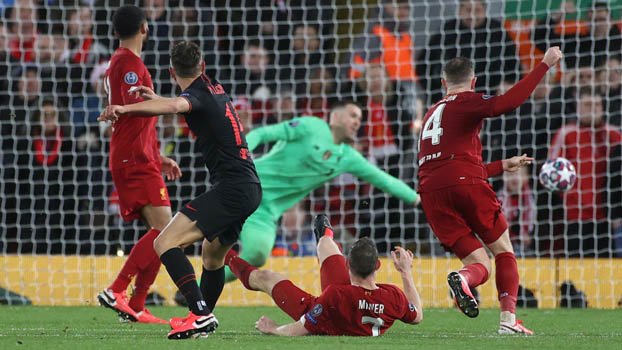 Liverpool out of CL as Atletico earn triplets at last minutes