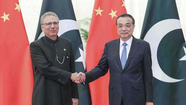 Chinese premier meets Pakistani president