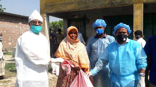 Rice, cash distributed among 6,000 families