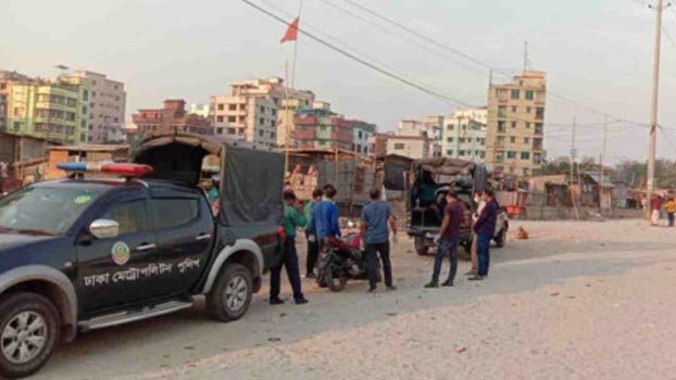 Slum locked down after resident tests positive