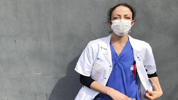 Rising from sick beds, virus medics head back to front lines