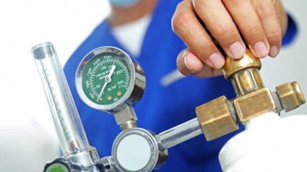 Medical oxygen being produced in Tangail BSCIC industrial estate