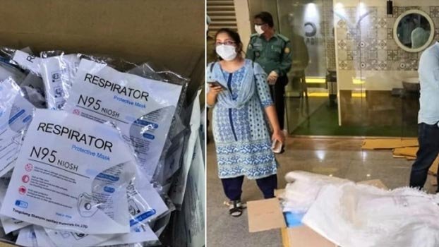 Four held for storing Covid-19 test kits