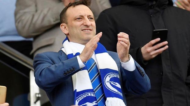 No relegation if no more Premier League play: Brighton owner