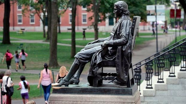 Harvard to reject   US relief aid