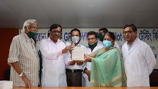 Gonoshasthaya unveils testing kit - Bangladesh Post