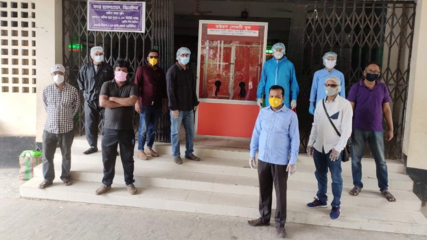 Safety booth installed in Jhenaidah hospital