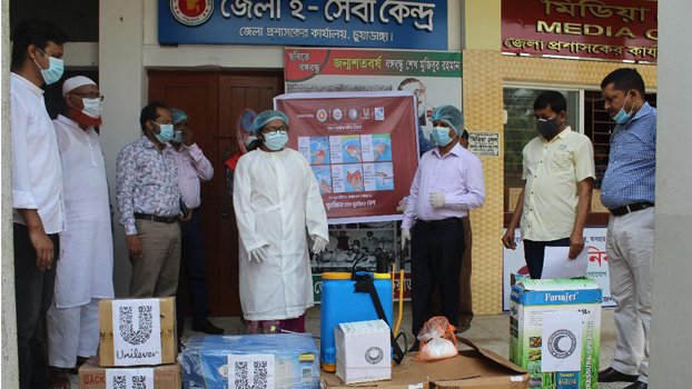Equipment handed over to Chuadanga DC