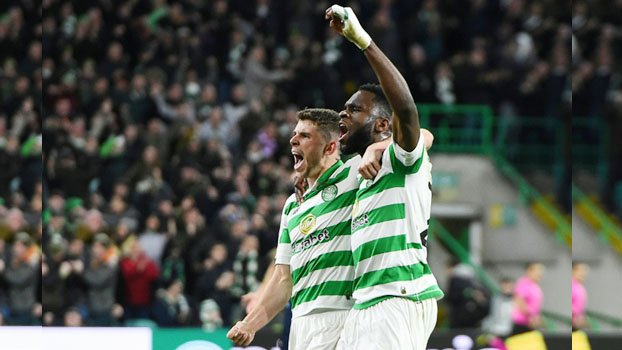 Celtic celebrate ninth title in a row
