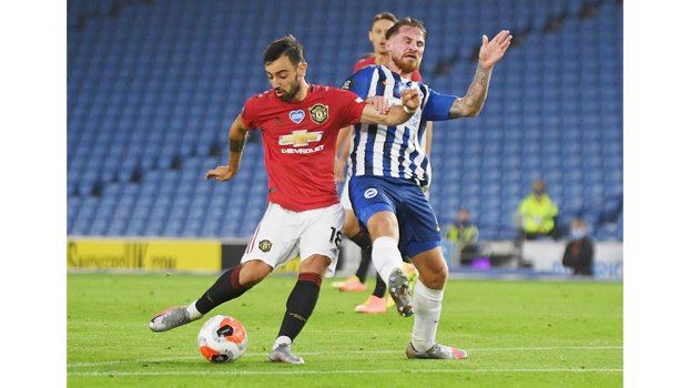 Fernandes, Pogba shine as United thump Brighton