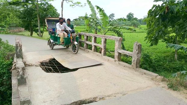 No initiatives to repair damaged bridges
