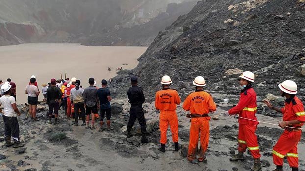 Over 100 dead in Myanmar jade mine landslide