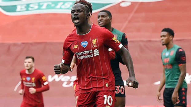 Mane boosts Liverpool’s record hunt as Man City stumble at Southampton