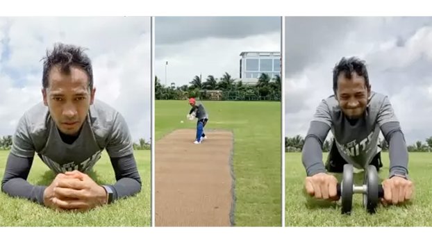 Mushfiq starts training on his own