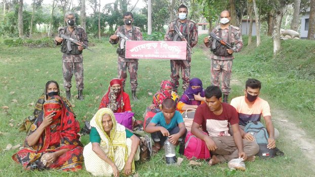 BGB detains 9 along Jhenidah border