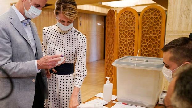 Syrians vote for new parliament amid   measures against virus
