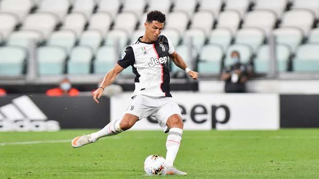 Ronaldo brace puts Juve on brink of another title