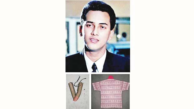 Salman Shah’s t-shirt and head band at auction
