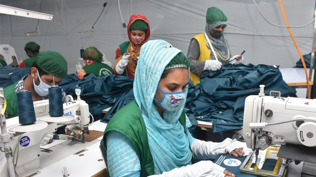 JICA supports Bangladesh to make PPE