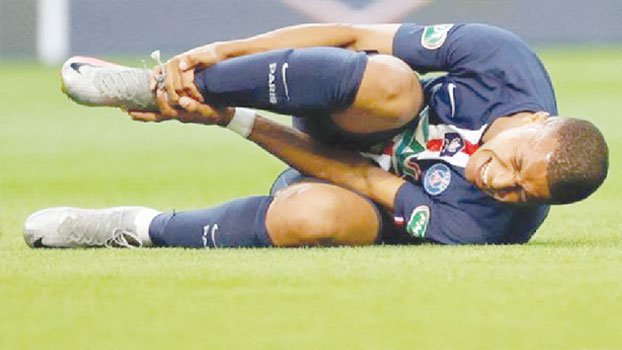 PSG confirm Mbappe suffers ankle sprain