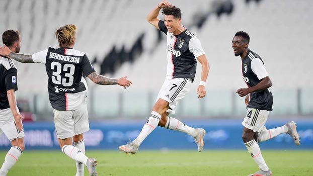 Ronaldo powers Juve to ninth straight Serie A title