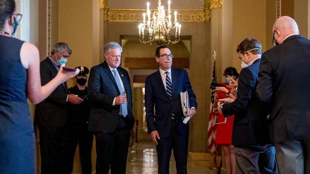 Progress slow as urgency grows on virus relief legislation