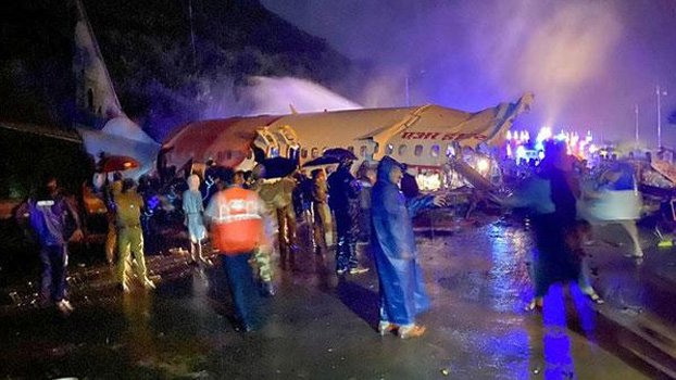Air India plane crashes in Kerala, at least 20 killed