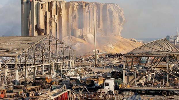 Blast destroyed landmark 19th  century palace in Beirut