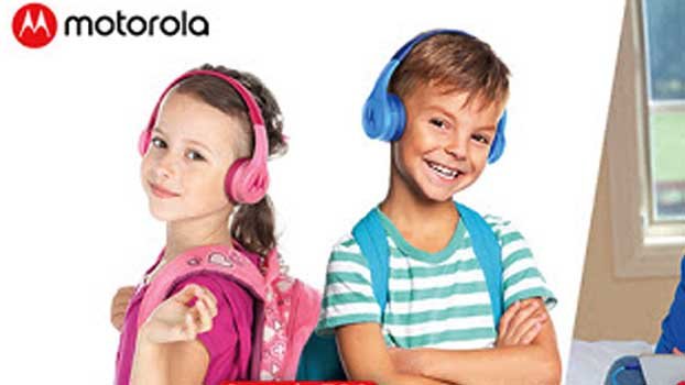 Motorola introduces exclusive headphones for kids 