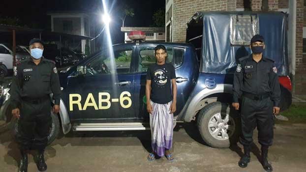 Man held   with yaba in Chuadanga
