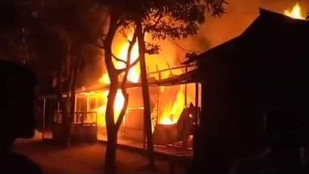 Shops gutted at Kuliarchar