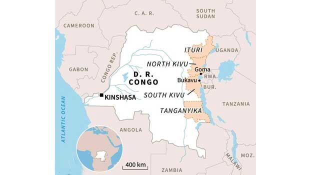 58 killed in attacks in DR Congo