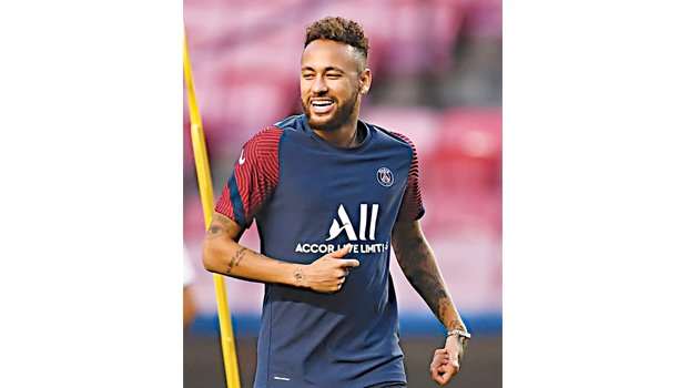 Neymar cleared of coronavirus, back   in training