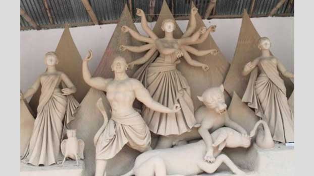 Number of Durga Puja mandaps  decreases in Gazipur this year