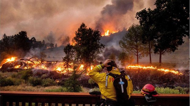 Wildfires in California burn over 4m acres of land