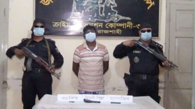 Arms Dealers With Foreign Pistols Arrested In Panchbibi Bangladesh Post